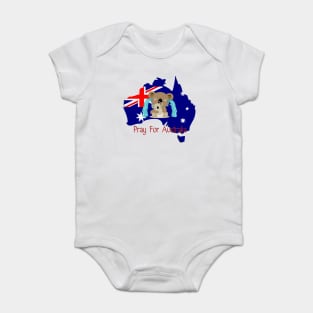 Best Art - PRAY FOR AUSTRALIA Baby Bodysuit